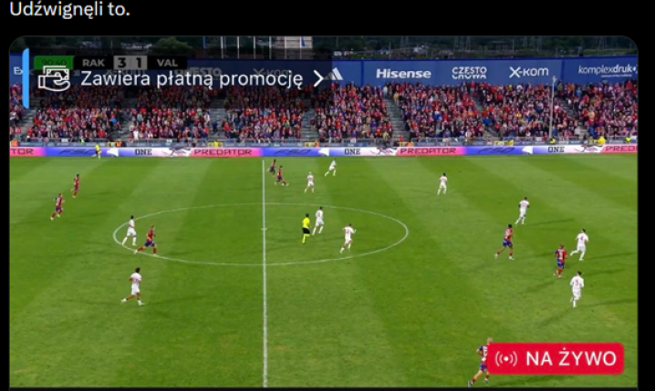 WOW! Tylu widzów NA ŻYWO oglądało mecz Raków - Valletta na Kanale Sportowym! O.o